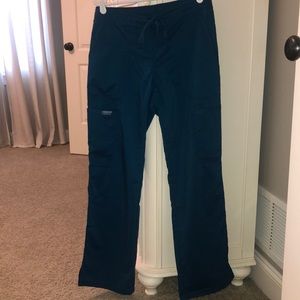 Cherokee Caribbean Blue Scrub Pants